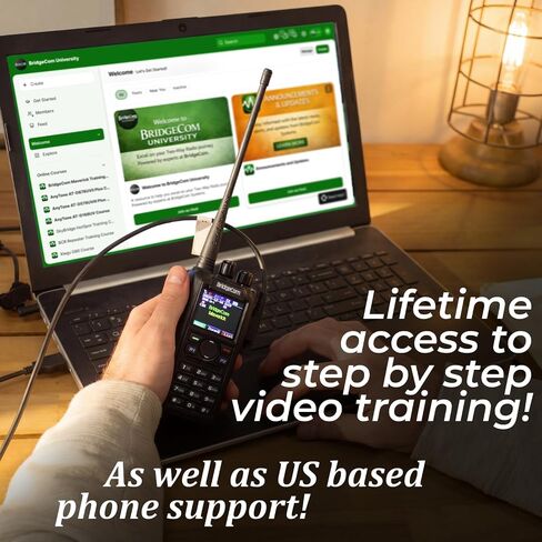 BridgeCom Maverick w/Free Codeplug & Training Course! | Dual Band | DMR/Digital Handheld Radio | 7W VHF & 6W UHF | Two-Way Radio | APRS | Bluetooth | GPS | Color Display in Kuwait