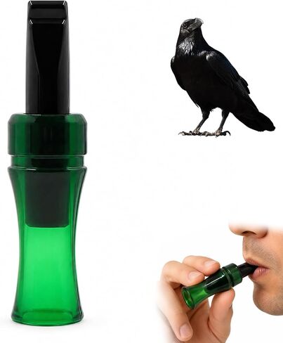 Crow Caller to Attract Crows Portable Whistle Raven Luring Tool Green in Saudi Arabia