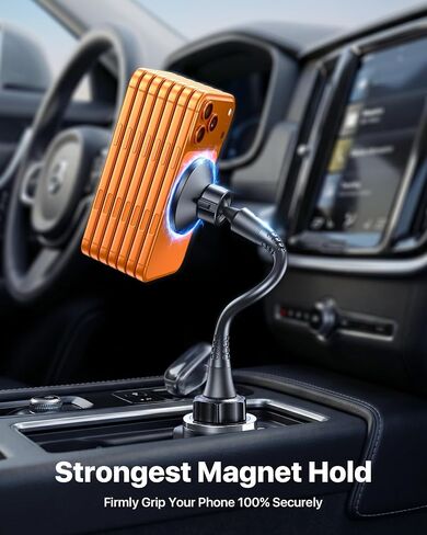 andobil Upgraded Magetic Car Holder Phone Holder, 【Solidest & Adjustable】 Military-Grade Long Gooseneck Cup Phone Holders for Your Car Truck, Car Phone Holder for iPhone 17 Pro Max 16 15 14 in Saudi Arabia