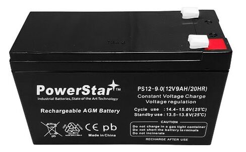 PowerStar® HIGH Rate SLA Battery Replaces hr9-12 gp1270 sla1075 gp1270f2 wp7-12 bp8-12 in Saudi Arabia