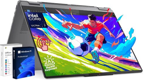Lenovo Yoga 7i 16" 2-in-1 Laptop, Intel Core Ultra 7 256V, 16GB LPDDR5X in Saudi Arabia