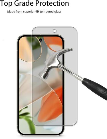 Privacy Screen Protector Designed For Google Pixel 9 Anti Spy Private Tempered Glass Film 2-Pack Camera Lens Protector Film 2-Pack in Kuwait