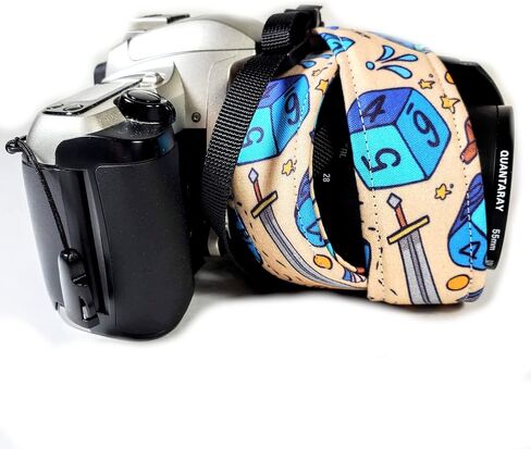 Game Dice Camera Strap, Role Playing Dice Camera Strap Universal DSLR Neck & Shoulder Strap, Photography Accessory, Gift for Men & Women in Saudi Arabia