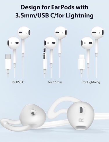 iMangoo 2 Pack Silicone Ear Tips for EarPods USB-C/3.5mm/for Lightning in Saudi Arabia