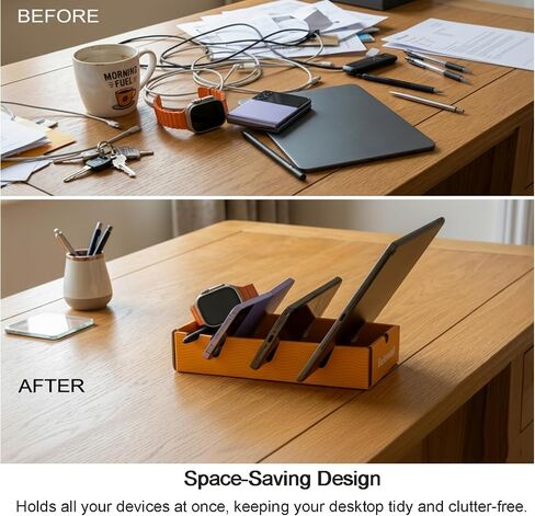 3-Pack Desktop Holder for Laptop, Mobile & Pen – No Electronics in Saudi Arabia