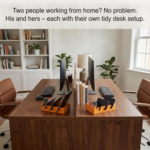 3-Pack Desktop Holder for Laptop, Mobile & Pen – No Electronics in Saudi Arabia