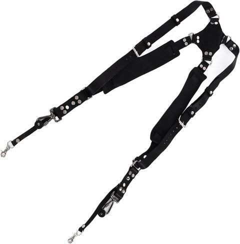 Zopsc Leather Dual Shoulder Camera Strap Harness for SLR Cameras in Kuwait