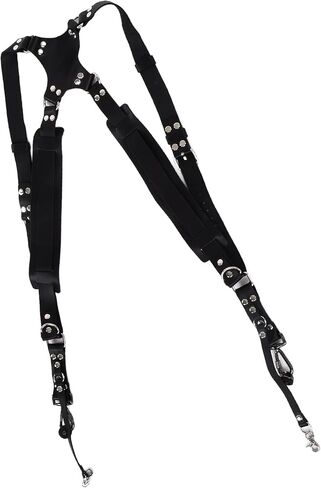 Zopsc Leather Dual Shoulder Camera Strap Harness for SLR Cameras in Kuwait