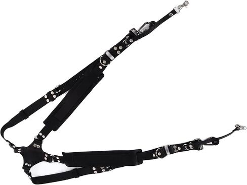 Zopsc Leather Dual Shoulder Camera Strap Harness for SLR Cameras in Kuwait