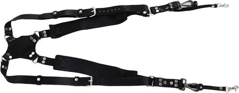 Zopsc Leather Dual Shoulder Camera Strap Harness for SLR Cameras in Kuwait