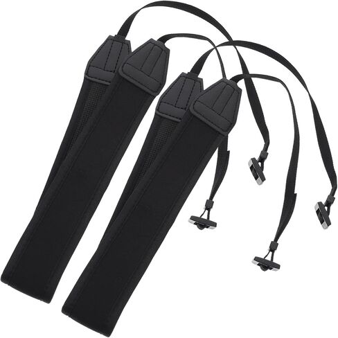 2pcs Neoprene Camera Strap with Wrist Lanyard for Mirrorless Cameras in Kuwait