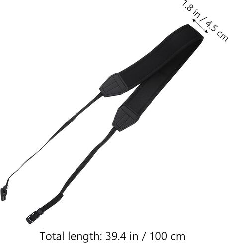 2pcs Neoprene Camera Strap with Wrist Lanyard for Mirrorless Cameras in Kuwait