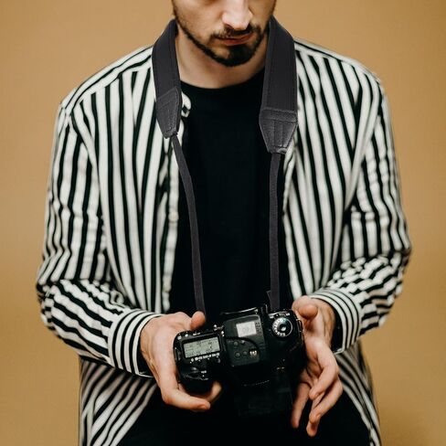 2pcs Neoprene Camera Strap with Wrist Lanyard for Mirrorless Cameras in Kuwait