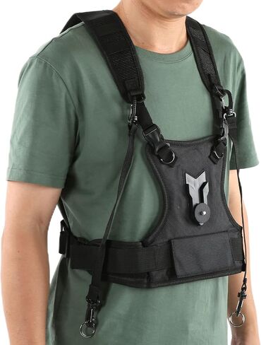 Zopsc Dual Camera Strap Adjustable Nylon Chest Harness in Kuwait