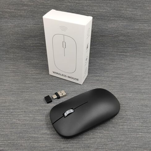 Wireless Bluetooth Mouse,Bluetooth 5.0/3.0 & USB 2.4G/Type-C 4-Mode,Ergonomic Silent Click Mice Compact Portable for MacBook Laptop/PC/Tablet/Mac/iPad/Notebook/Chromebook Multi-Device & Office Use in Kuwait