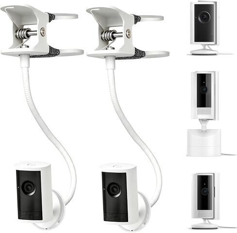 2 Pack Clip Mount Compatible with Ring Indoor Cam Plus/Pan-Tilt Indoor Cam in Saudi Arabia