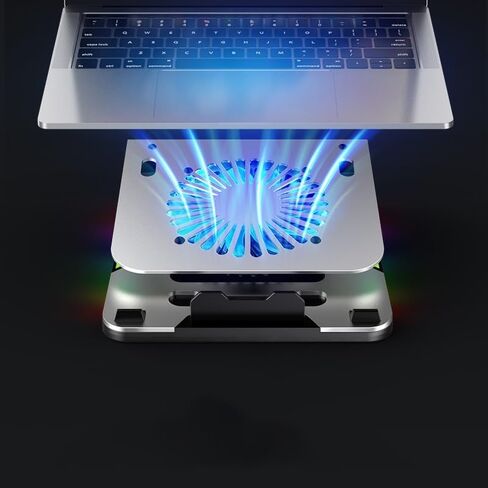Computer Stand Aluminum Alloy Radiator Fan Lifting Handheld Portable in Kuwait