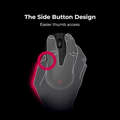 BenQ Zowie U2 Wireless Gaming Mouse | Esports, Sport Science | Enhanced Receiver | 60g Lightweight | 3200 DPI Sensor | 5 Buttons | 70 Hr Battery Life | Driverless in Kuwait