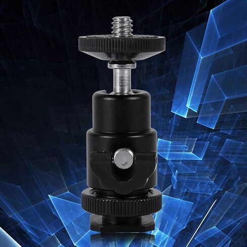 Camera Tripod Mini Ball Head Lightweight Durable Mobility for Photographers Metal Black 1 Piece in Kuwait