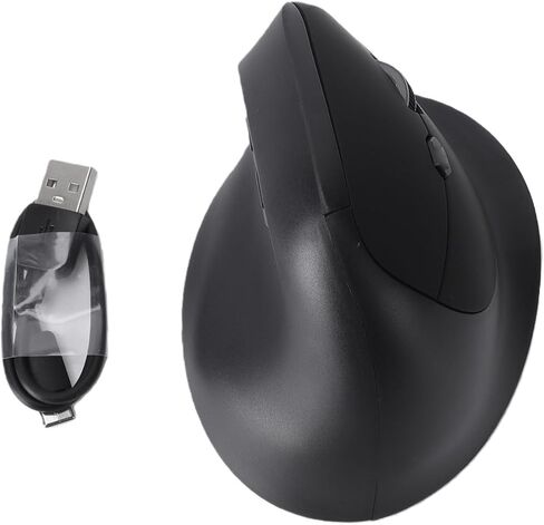 Ergonomic Vertical Wireless Mouse 2.4G Bluetooth Rechargeable in Saudi Arabia