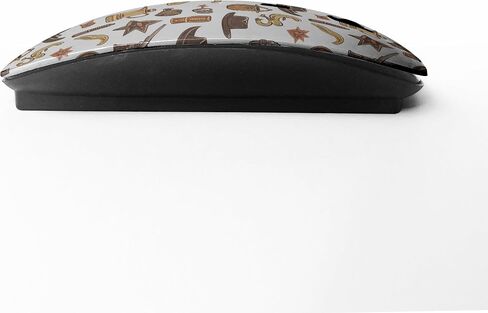 Alesya Western Cowboy Theme Pattern, USB Optical Wireless Mouse, Ergonomic Slim Desktop Laptop Mice for Kids in Kuwait
