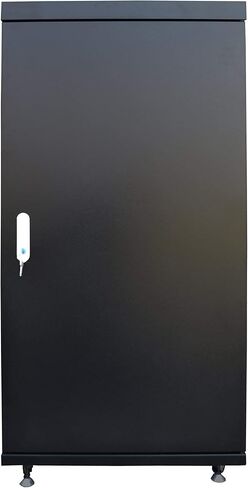 SYSRACKS 27U 32"(800mm) Deep IT Free Standing Server Rack Cabinet Enclosure.Fits Most 19" Equipment. Bonus Free!!! Temperature Control System, Casters, LCD-Screen, PDU and Other Accessories Included! in Saudi Arabia