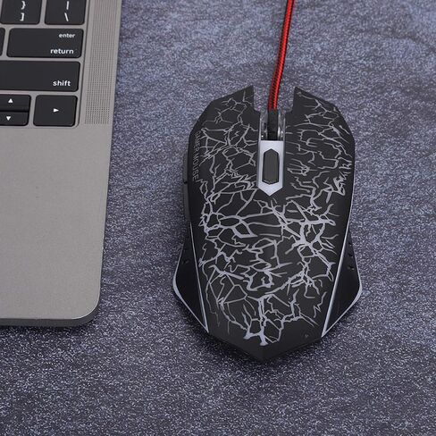 Mice Gamer Wired, Mice Gamier Wired 6 Buttons Ergonomic LED USB Gamer Mice for Computer Laptop Desktop PC in Saudi Arabia