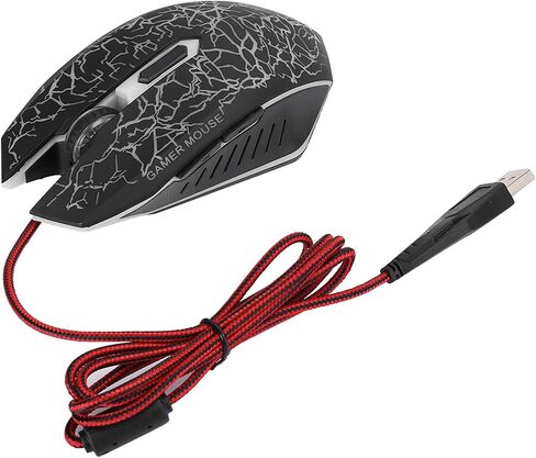 Mice Gamer Wired, Mice Gamier Wired 6 Buttons Ergonomic LED USB Gamer Mice for Computer Laptop Desktop PC in Saudi Arabia