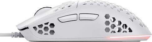 GXTrust Helox USB White Gaming Mouse Superlight 65g in Saudi Arabia