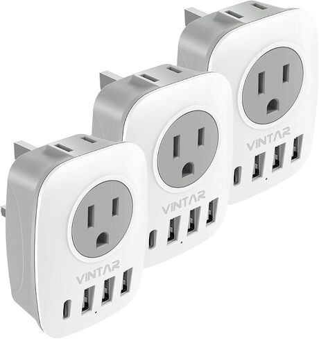 VINTAR US to UK Ireland Travel Plug Adapter, 2 Pack Type G Power Adapter in Kuwait