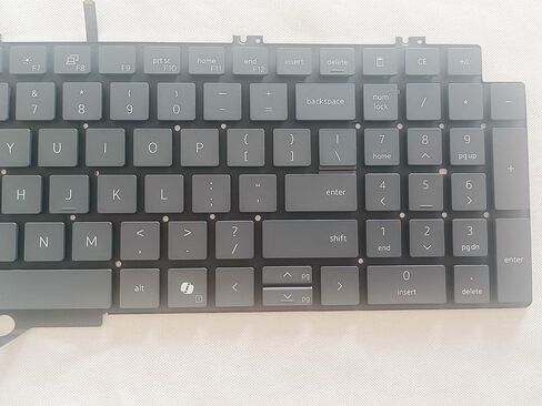 New Replacement Keyboard for Dell Pro 16 Plus PB16250 PB16255 P135F 2024 Laptop Gray US Backlit in Kuwait