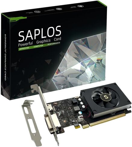 GT 1030 4GB Graphics Card DDR4 64-bit, HDMI DVI, 2 Displays Support, GPU in Saudi Arabia