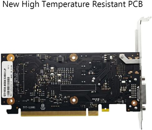 GT 1030 4GB Graphics Card DDR4 64-bit, HDMI DVI, 2 Displays Support, GPU in Saudi Arabia