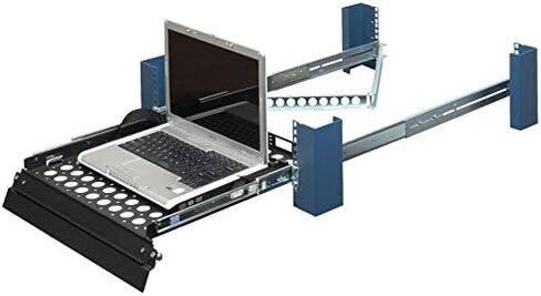 RackSolutions 1U Sliding Server Rack Shelf for Laptops in Saudi Arabia