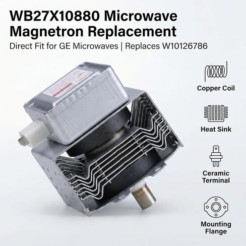 WB27X10880 الميكروويف المغناطيسي لميكروويف GE يستبدل W10126786 in Kuwait
