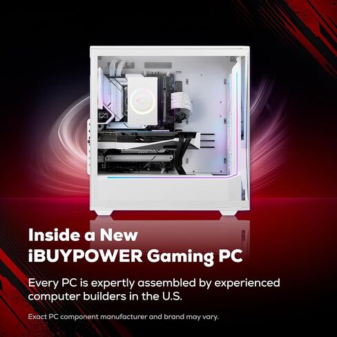 iBUYPOWER Slate Gaming PC Desktop Computer Intel Core Ultra 5 225F CPU, Intel Arc B570 10GB GPU, 16GB DDR5 4800MHz RAM, 1TB NVMe SSD, Windows 11 Home, Gamer Keyboard and Mouse - SWI5I5701 in Saudi Arabia