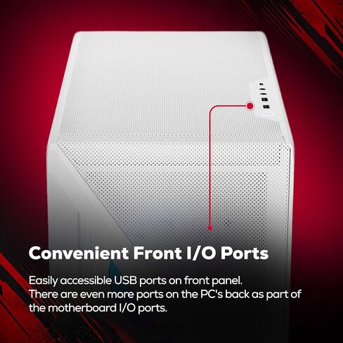 iBUYPOWER Slate Gaming PC Desktop Computer Intel Core Ultra 5 225F CPU, Intel Arc B570 10GB GPU, 16GB DDR5 4800MHz RAM, 1TB NVMe SSD, Windows 11 Home, Gamer Keyboard and Mouse - SWI5I5701 in Saudi Arabia