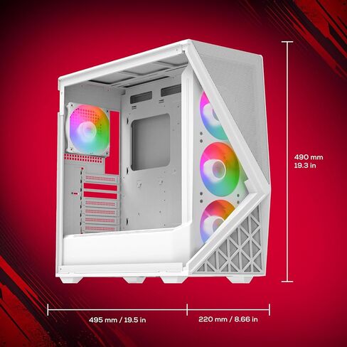 iBUYPOWER Slate Gaming PC Desktop Computer Intel Core Ultra 5 225F CPU, Intel Arc B570 10GB GPU, 16GB DDR5 4800MHz RAM, 1TB NVMe SSD, Windows 11 Home, Gamer Keyboard and Mouse - SWI5I5701 in Saudi Arabia