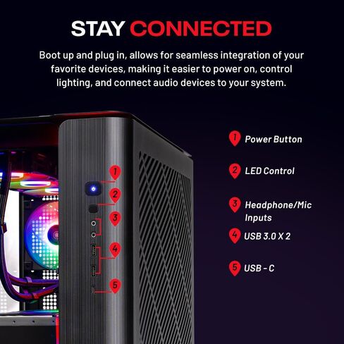 Skytech Gaming King 95 Gaming PC, Ryzen 7 9700X, RTX 5070 in Kuwait
