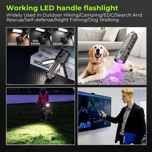 Wurkkos HD02 3200lm 4-in-1 LED Flashlight, Foldable Side Light in Saudi Arabia