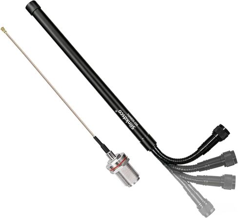 Waterproof Lora 915MHz Meshtastic Flexible Gooseneck Omni Antenna with N Male Connector for Meshtastic Lora Solar Nodes/Repeaters/Devices Build, Slinkdsco in Kuwait