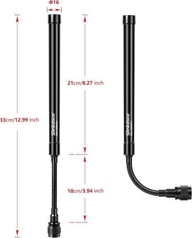 Waterproof Lora 915MHz Meshtastic Flexible Gooseneck Omni Antenna with N Male Connector for Meshtastic Lora Solar Nodes/Repeaters/Devices Build, Slinkdsco in Kuwait