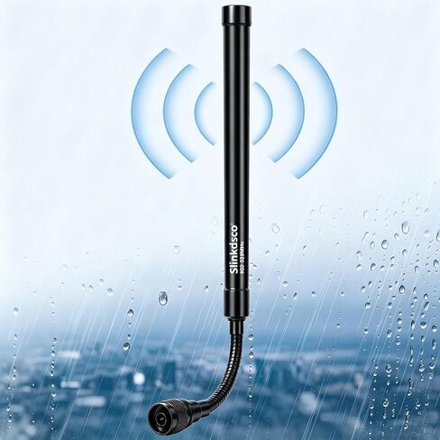 Waterproof Lora 915MHz Meshtastic Flexible Gooseneck Omni Antenna with N Male Connector for Meshtastic Lora Solar Nodes/Repeaters/Devices Build, Slinkdsco in Kuwait