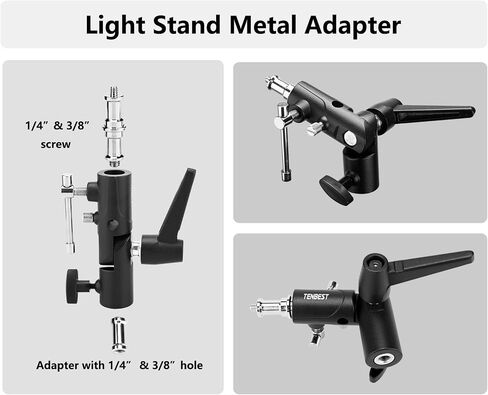 Photography Light Reflector Flag Kit, 30x35inches/75x90cm with Light Stand Adapter, 4-in-1 Gold/Silver/Black/White Diffuser and Translucent Diffuser, Foldable Stainless Steel Frame in Saudi Arabia