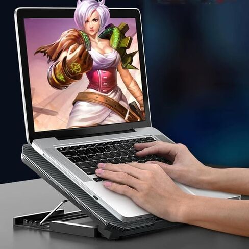 Height Adjustable Folding Air Cooled Desktop Notebook Cooling Base Bracket in Kuwait