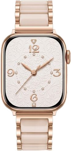Newlibery Resin Metal Bracelet Band for Women Apple Watch in Saudi Arabia