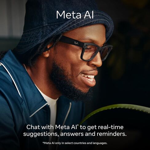 Ray-Ban Meta (Gen 1), Skyler, Shiny Caramel | Smart AI Glasses for Men, Women —12 MP Camera, Open-Ear Speakers for Audio, Video Recording, Bluetooth—Transitions® Amethyst Lenses—Wearable Technology in Saudi Arabia