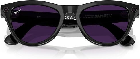 Ray-Ban Meta (Gen 1), Skyler, Shiny Caramel | Smart AI Glasses for Men, Women —12 MP Camera, Open-Ear Speakers for Audio, Video Recording, Bluetooth—Transitions® Amethyst Lenses—Wearable Technology in Saudi Arabia