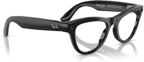 Ray-Ban Meta (Gen 1), Skyler, Shiny Caramel | Smart AI Glasses for Men, Women —12 MP Camera, Open-Ear Speakers for Audio, Video Recording, Bluetooth—Transitions® Amethyst Lenses—Wearable Technology in Saudi Arabia