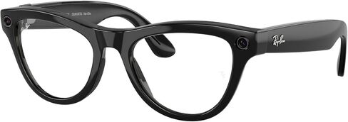 Ray-Ban Meta (Gen 1), Skyler, Shiny Caramel | Smart AI Glasses for Men, Women —12 MP Camera, Open-Ear Speakers for Audio, Video Recording, Bluetooth—Transitions® Amethyst Lenses—Wearable Technology in Saudi Arabia